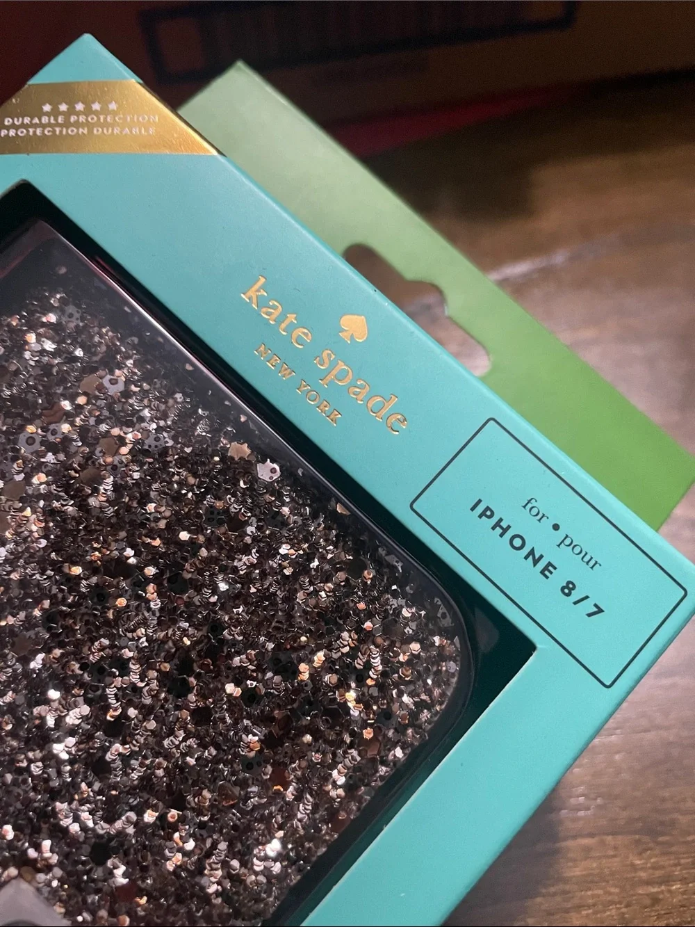 kate spade Glitter Wrap Folio Phone Case in Multi-Color and Black